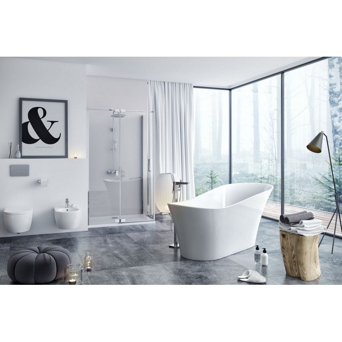 Акриловая ванна отдельностоящая белая 180x80x78см Excellent WAEX.MRP2.18WH