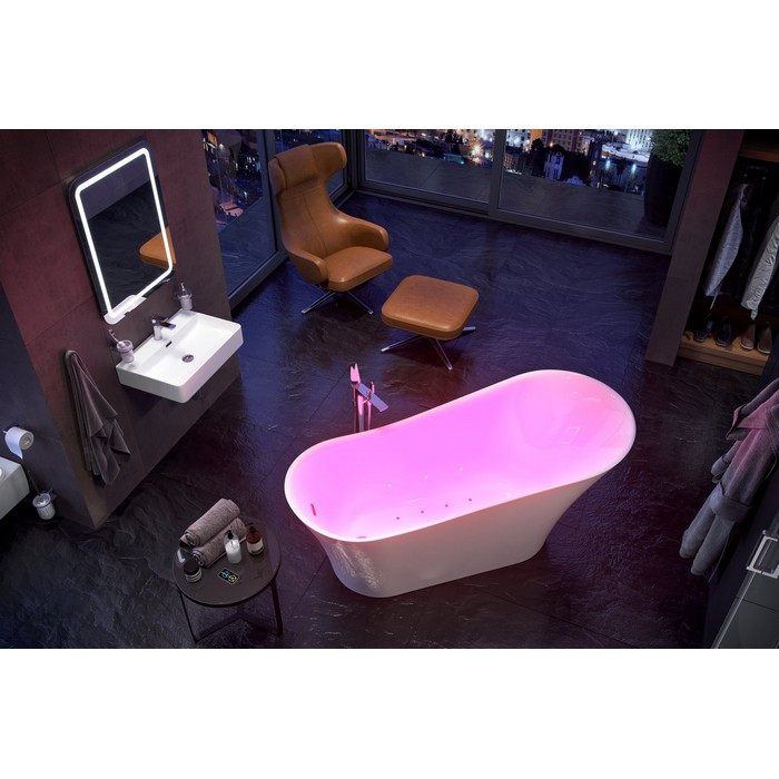 Акриловая ванна отдельностоящая белая 180x80x78см Excellent WAEX.MRP2.18WH