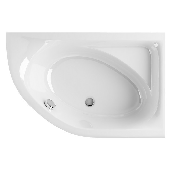 Акриловая ванна угловая белая правая 150x100x43см Excellent WAEX.ARP15WH