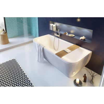 Акриловая ванна пристенная белая 180x85x58см Excellent WAEX.ARA18WH