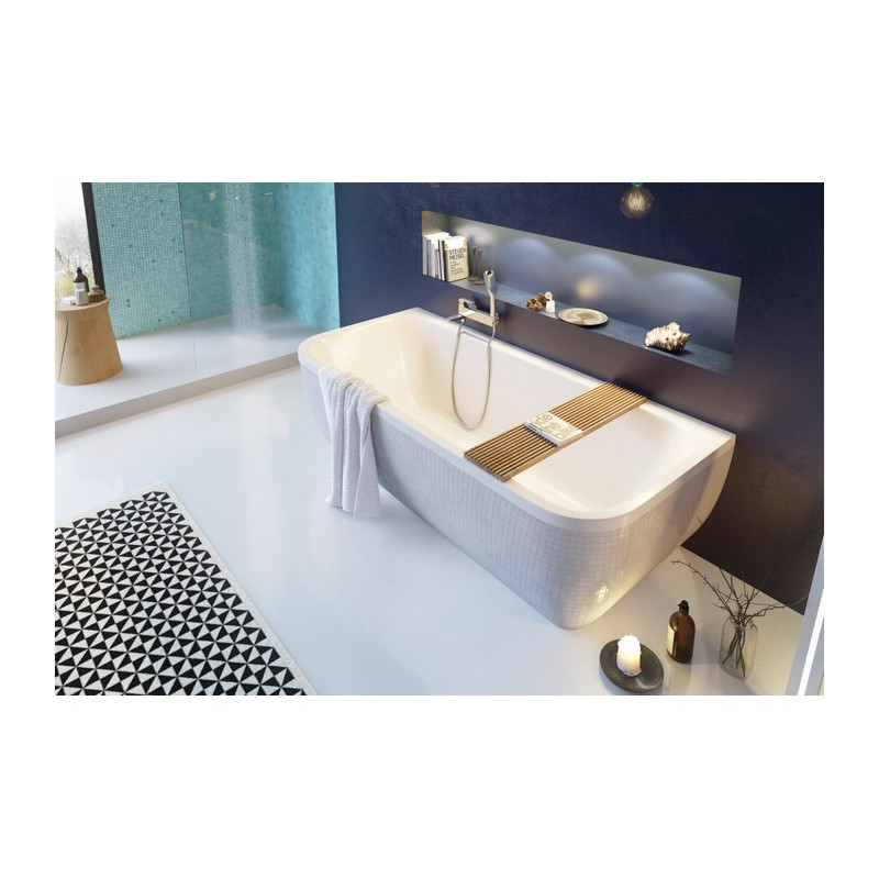 Акриловая ванна пристенная белая 180x85x58см Excellent WAEX.ARA18WH