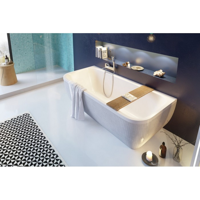 Акриловая ванна пристенная белая 180x85x58см Excellent WAEX.ARA18WH
