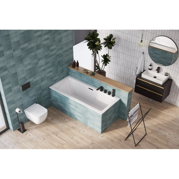 Акриловая ванна отдельностоящая белая 170x75x46см Excellent WAEX.HEV17WHS