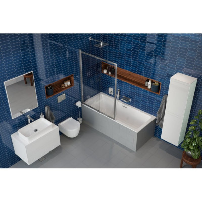 Акриловая ванна отдельностоящая белая 170x75x46см Excellent WAEX.HEV17WHS
