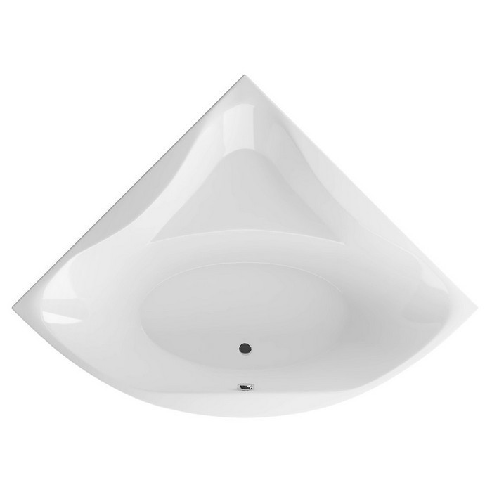Акриловая ванна угловая белая 150x150x60см Excellent WAEX.GLA15WH