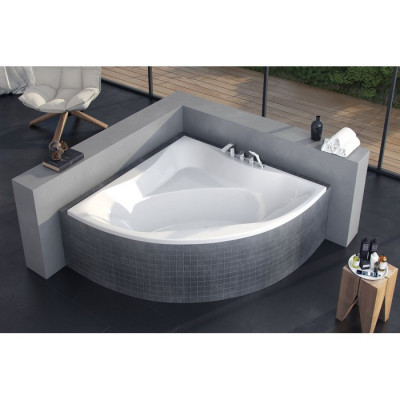 Акриловая ванна угловая белая 150x150x60см Excellent WAEX.GLA15WH