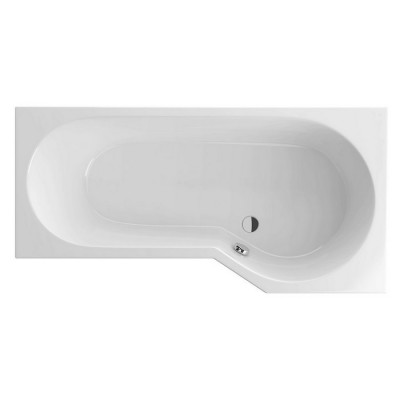 Акриловая ванна угловая левая белая 160x80x56см Excellent WAEX.BSP16WH