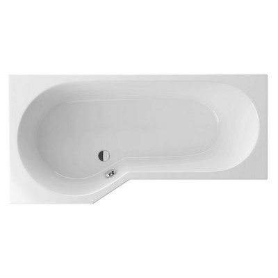 Акриловая ванна угловая левая белая 160x80x56см Excellent WAEX.BSL16WH