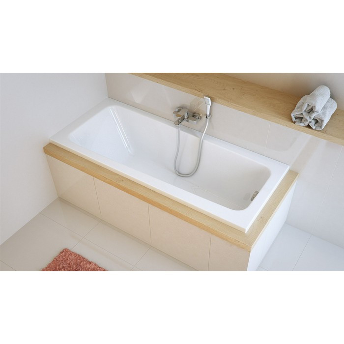Акриловая ванна отдельностоящая белая 170x70x56см Excellent WAEX.AVA17WH