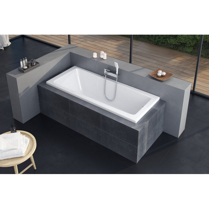 Акриловая ванна отдельностоящая белая 170x70x56см Excellent WAEX.AVA17WH