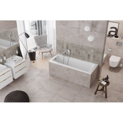 Акриловая ванна отдельностоящая белая 170x70x56см Excellent WAEX.AVA17WH