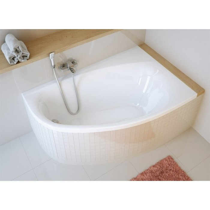 Акриловая ванна угловая правая белая 170x110x56см Excellent WAEX.KMP17WH