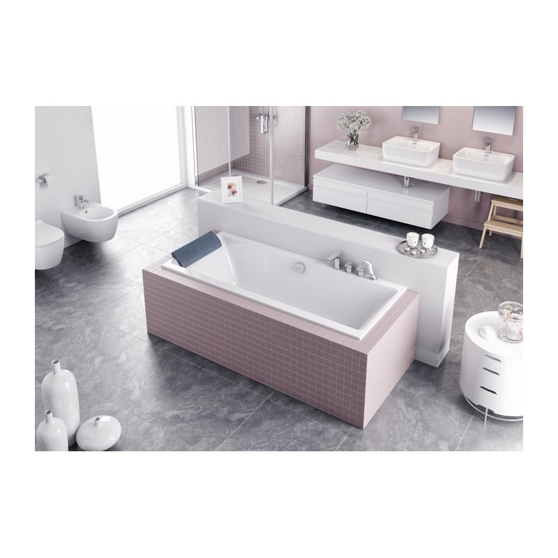 Акриловая ванна отдельностоящая белая 180x80x48см Excellent WAEX.PRY18WHS