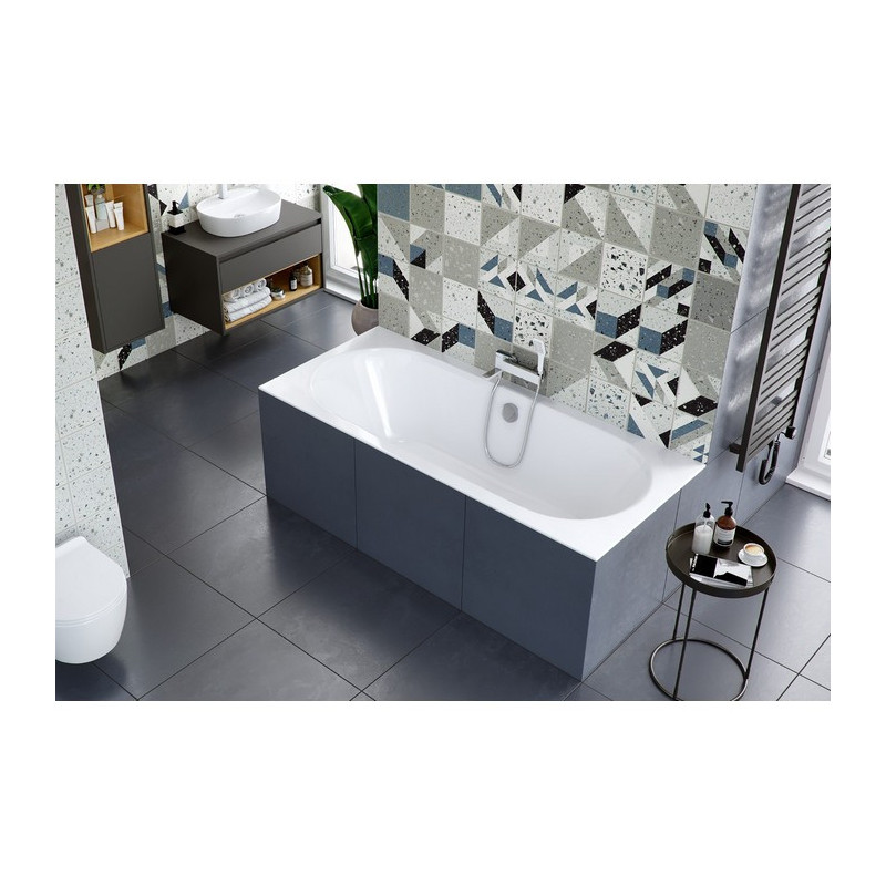 Акриловая ванна отдельностоящая белая 180x80x58см Excellent WAEX.OCE18WHS