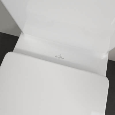 Унитаз-компакт Villeroy&Boch O.Novo, с вертикальным выпуском, напольный, Альпийский белый, для комплектации бачком