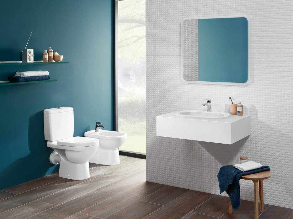 Сливной бачок Villeroy & Boch O.Novo 5760, подводка воды сбоку или сзади, Альпийский белый