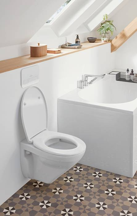 Сидение с крышкой для унитаза Villeroy&Boch O.novo, Альпийский белый
