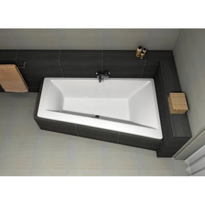 Акриловая ванна угловая правая белая 170x100x49см Excellent WAEX.SFP17WHS