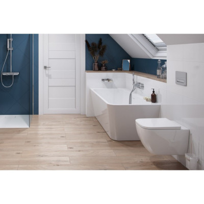 Акриловая ванна пристенная левая белая 160x73x58см Excellent WAEX.LIL2.160L.WHN