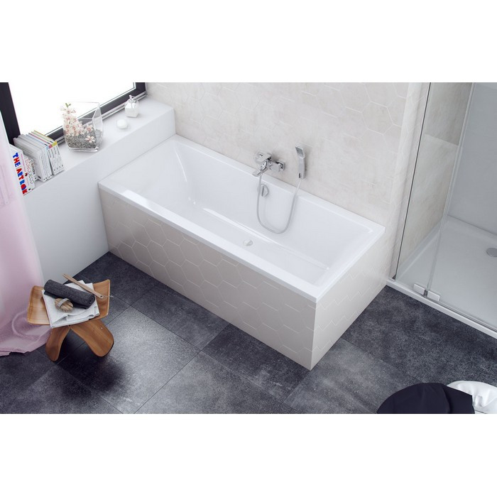 Акриловая ванна отдельностоящая белая 180x80x56см Excellent WAEX.PRY18WH
