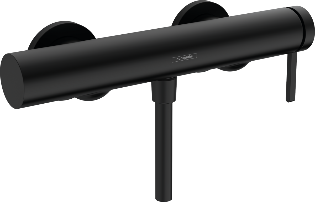 Смеситель для душа Hansgrohe Finoris, однорычажный, внешнего монтажа, матовый черный