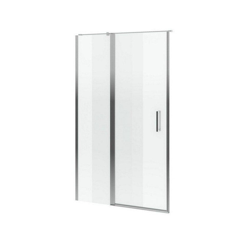 Душевая дверь со стенкой хром 100x195см Excellent Mazo KAEX.3025.1S.1000.LP + KAEX.3025.1D.0650.LP