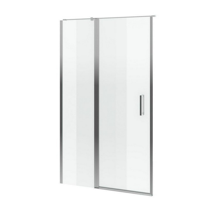 Душевая дверь со стенкой хром 120x195см Excellent Mazo KAEX.3025.1S.1200.LP + KAEX.3025.1D.0650.LP
