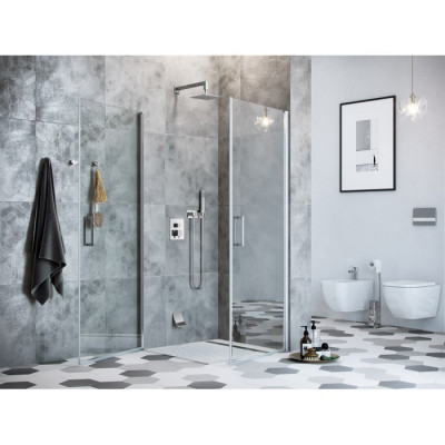 Душевой уголок без поддона хром 90х90x195см Excellent Mazo KAEX.3022.1010.9090.LP