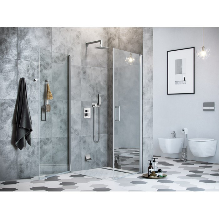 Душевой уголок без поддона хром 90х90x195см Excellent Mazo KAEX.3022.1010.9090.LP