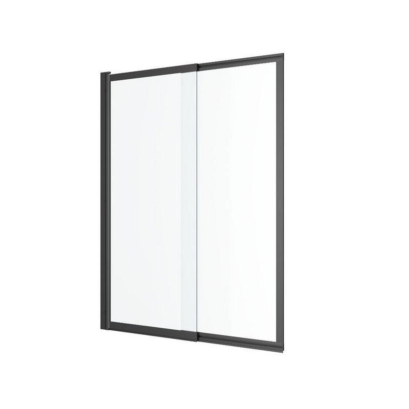 Душевая шторка на ванну 110х145см черная Excellent KAEX.2930.1100.LP