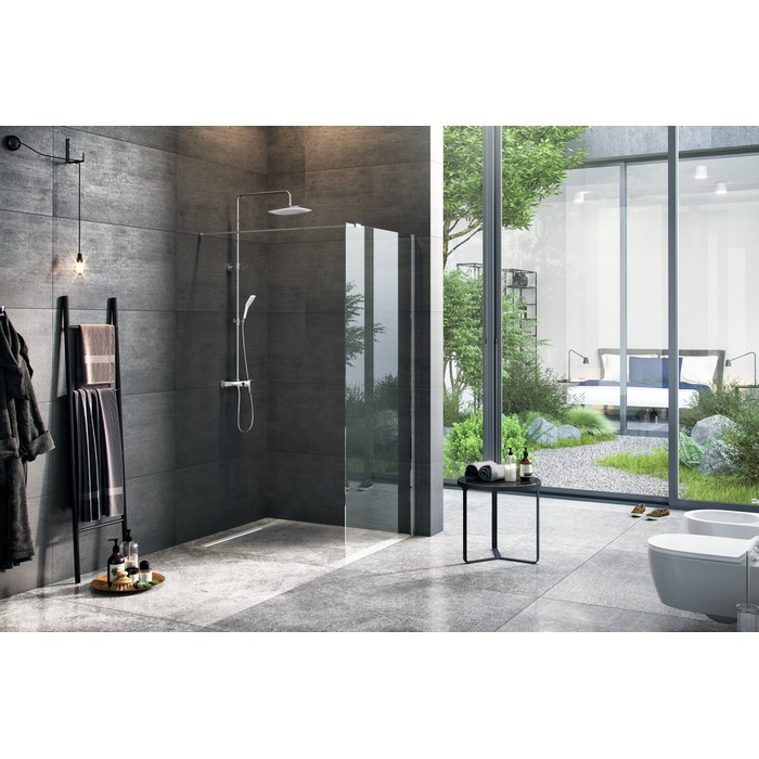 Душевая перегородка хром 90x200см Excellent KAAC.1506.900.LP