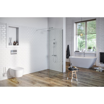 Душевая перегородка хром 120x200см Excellent KAAC.1506.1200.LP