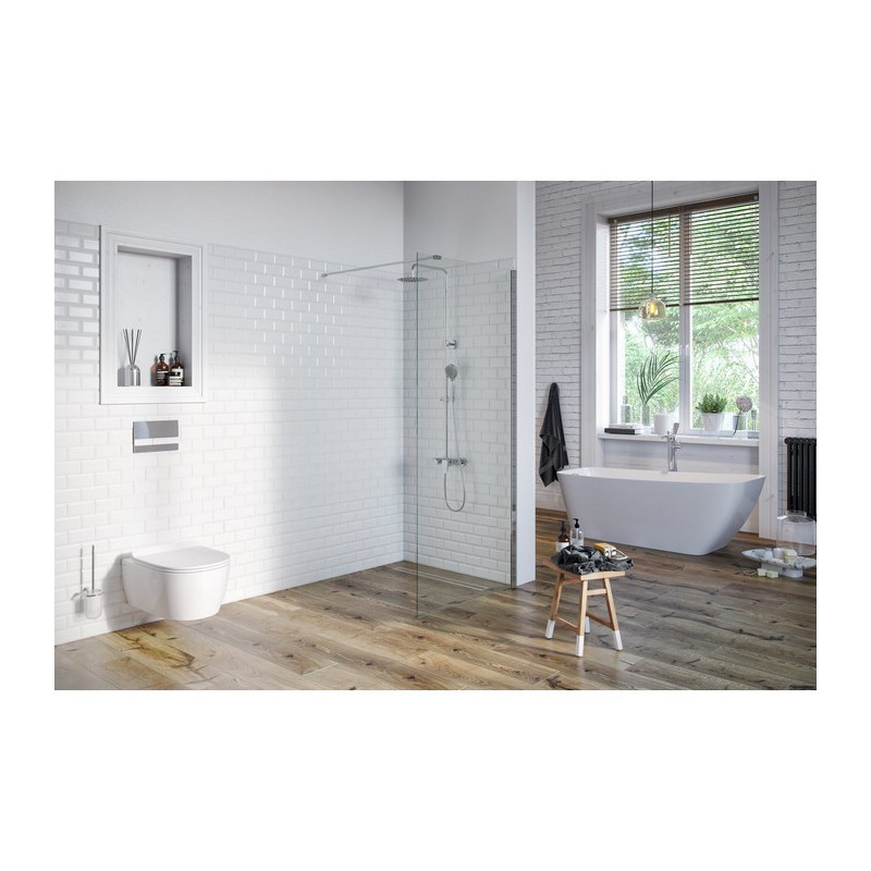 Душевая перегородка хром 100x200см Excellent KAAC.1506.1000.LP