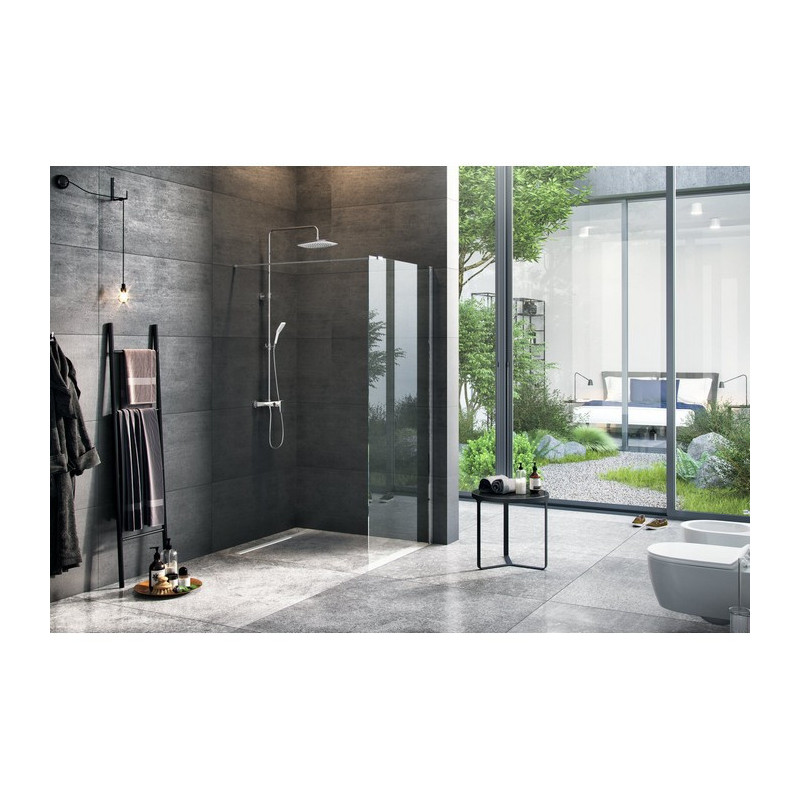 Душевая перегородка хром 100x200см Excellent KAAC.1506.1000.LP