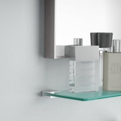 Стеклянная полка для ванны хром Excellent Riko DOEX.1610CR