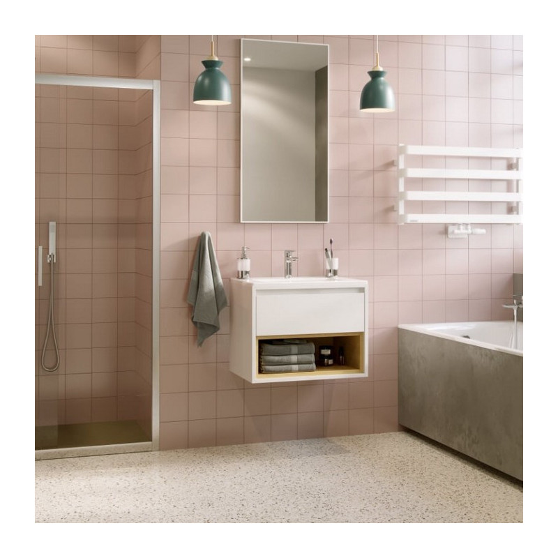 Зеркало 100x50см белая рама Excellent Kuadro DOEX.KU100.050.WH