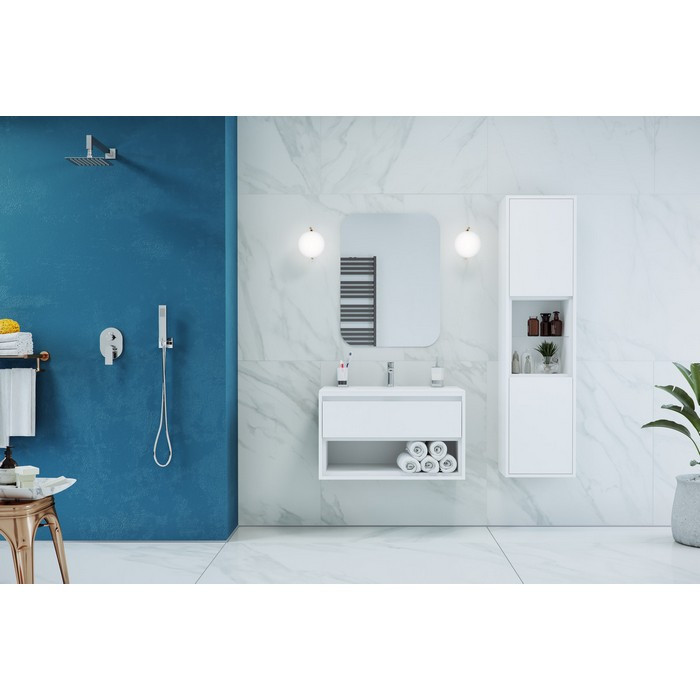 Тумба под раковину подвесная 70см белая Excellent Tuto MLEX.0101.700.WHWH