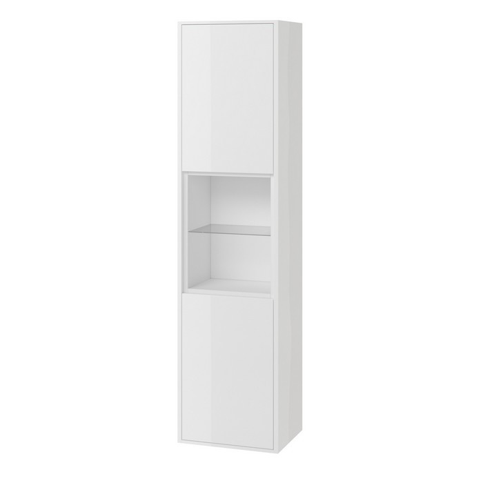 Шкаф-пенал подвесной 40см белый Excellent Tuto MLEX.0201.400.WHWH