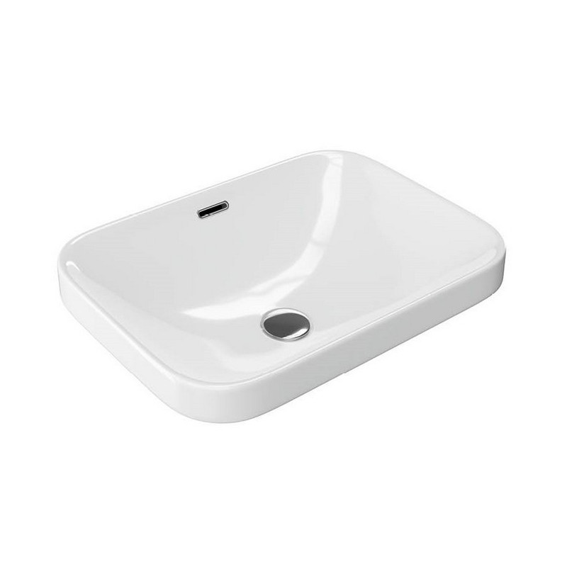 Накладная раковина белая 57х39х18см Excellent CEAC.3718.570.WH