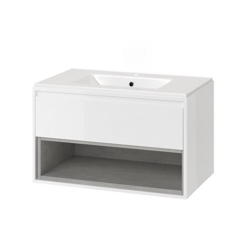 Встраиваемая раковина белая 81х46.5х13.5см Excellent CEEX.3617.800.WH