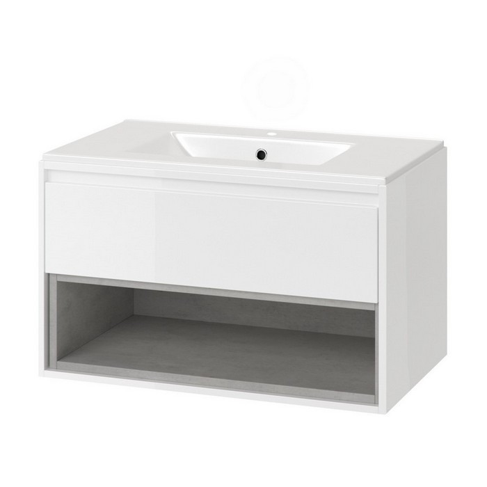 Встраиваемая раковина белая 81х46.5х13.5см Excellent CEEX.3617.800.WH