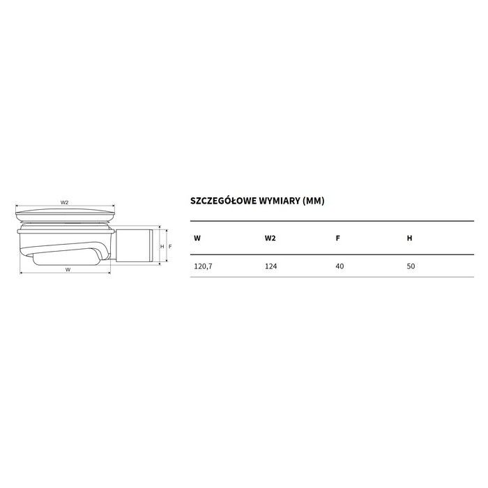 Сифон для поддона хром Excellent INEX.1416.90