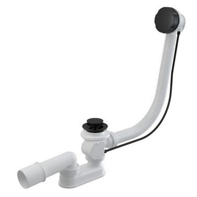 Слив-перелив для ванны черный Excellent AREX.A55BL