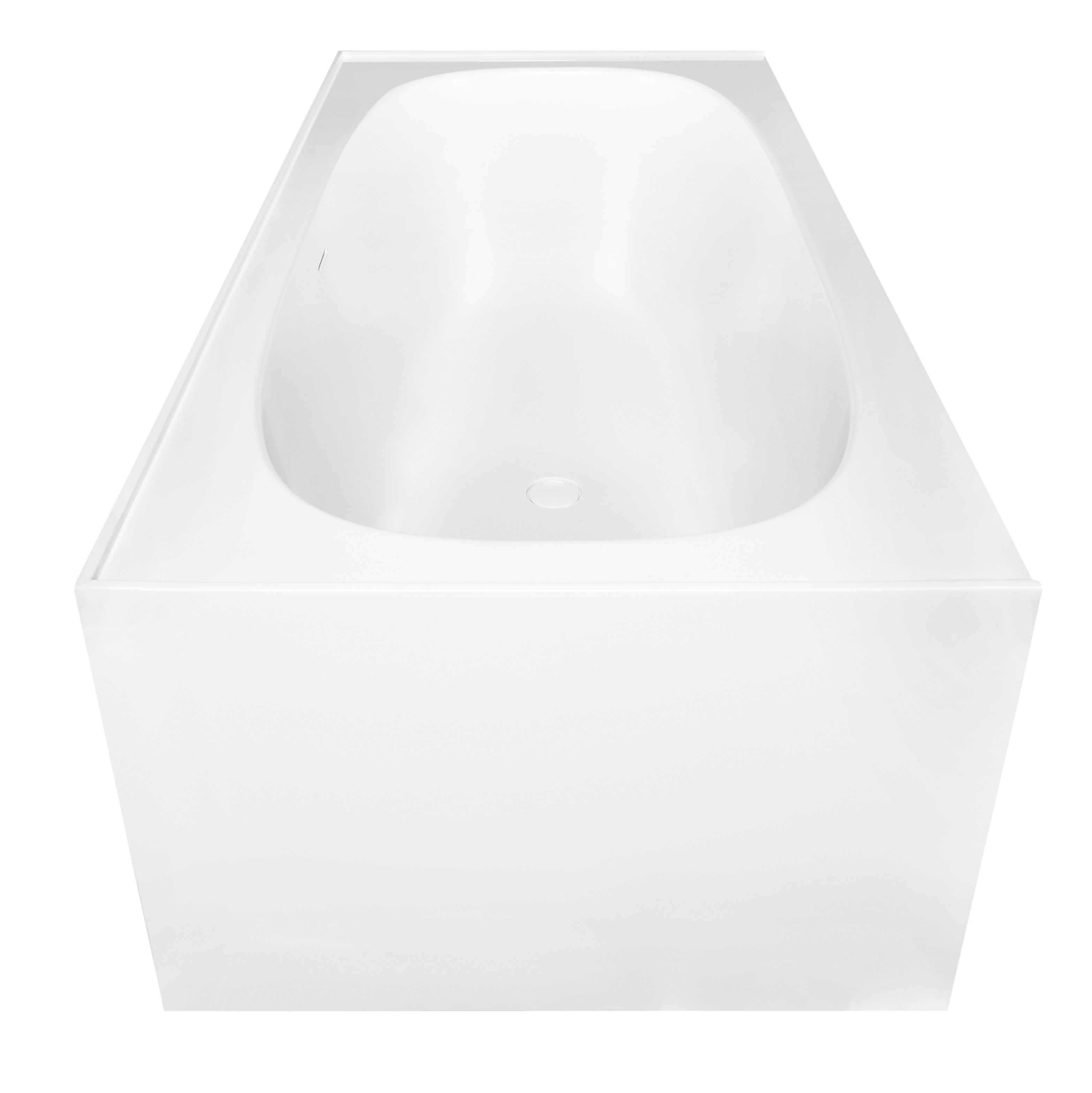 Ванна180х80х58см NT Bagno NT 206 Fiorentina из искусственного камня, белая, панель, серая глянцевая