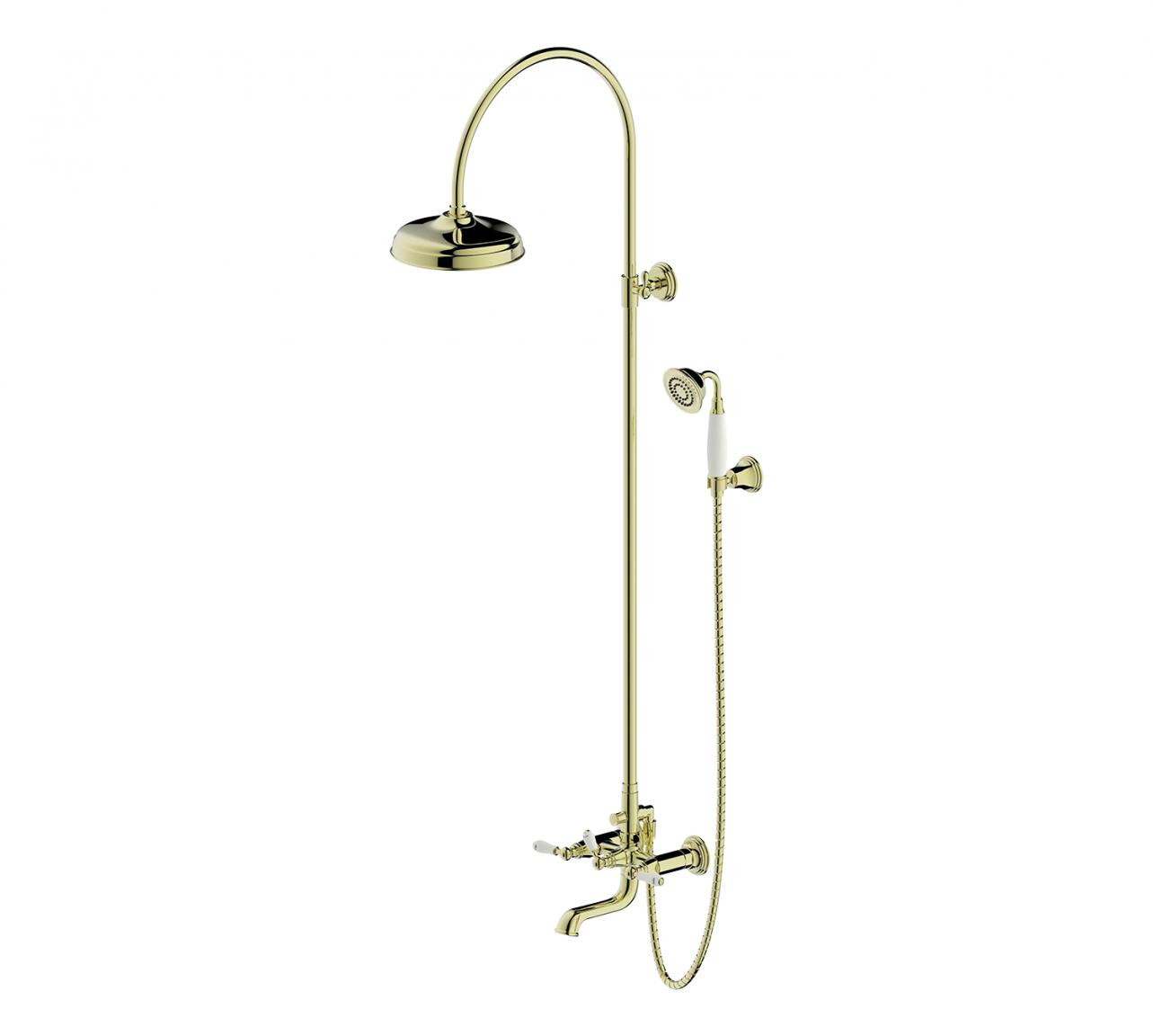 Душевая система золото Bravat F65193BAF-A2-RUS