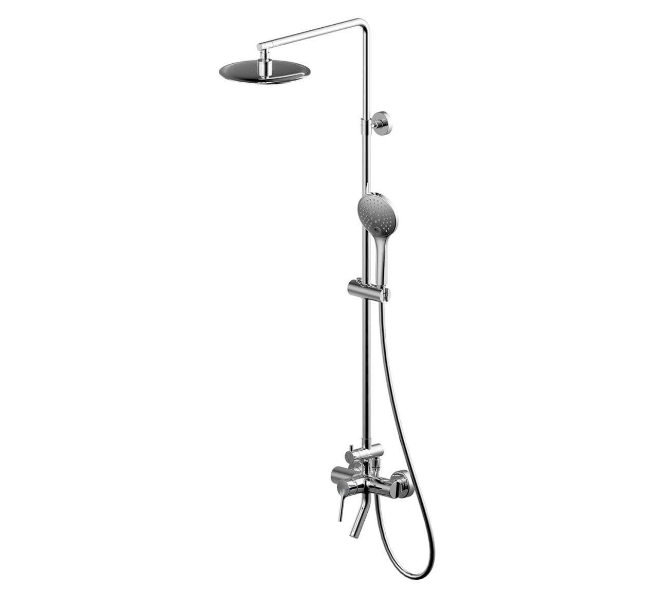 Душевая система хром Bravat F6172217CP-A-RUS