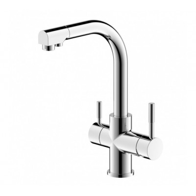 Смеситель для кухни хром Bravat F729261CP-RUS