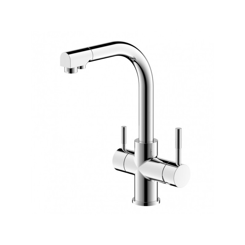 Смеситель для кухни хром Bravat F729261CP-RUS