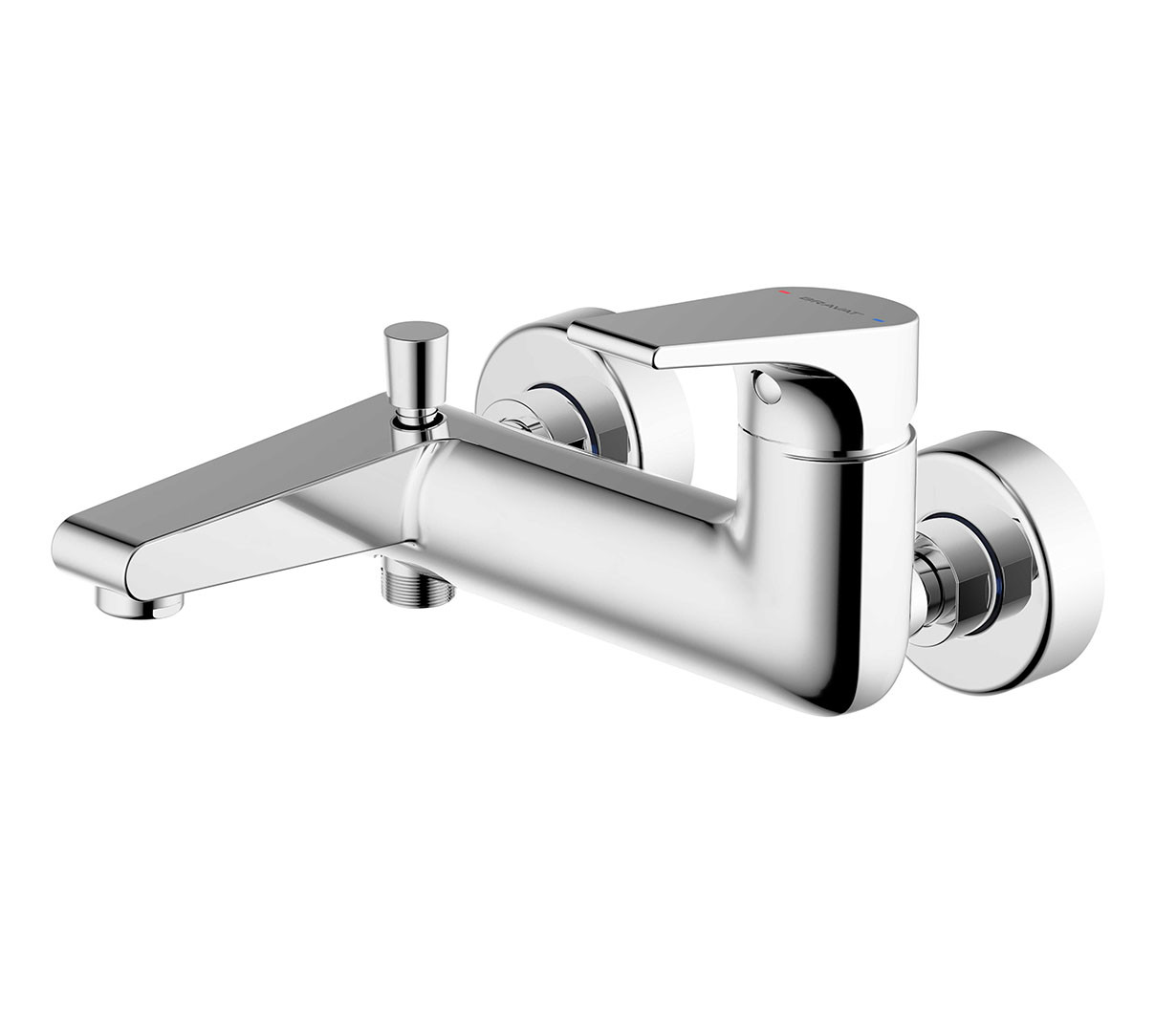 Смеситель для ванны хром Bravat F6119177CP-01