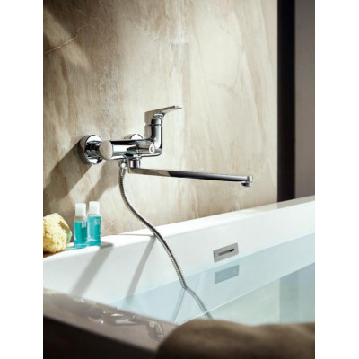 Смеситель для ванны хром Bravat F6119177CP-01L